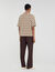 Camisa cárdigan de jacquard cuerda