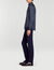 Camisa ajustada de algodón stretch