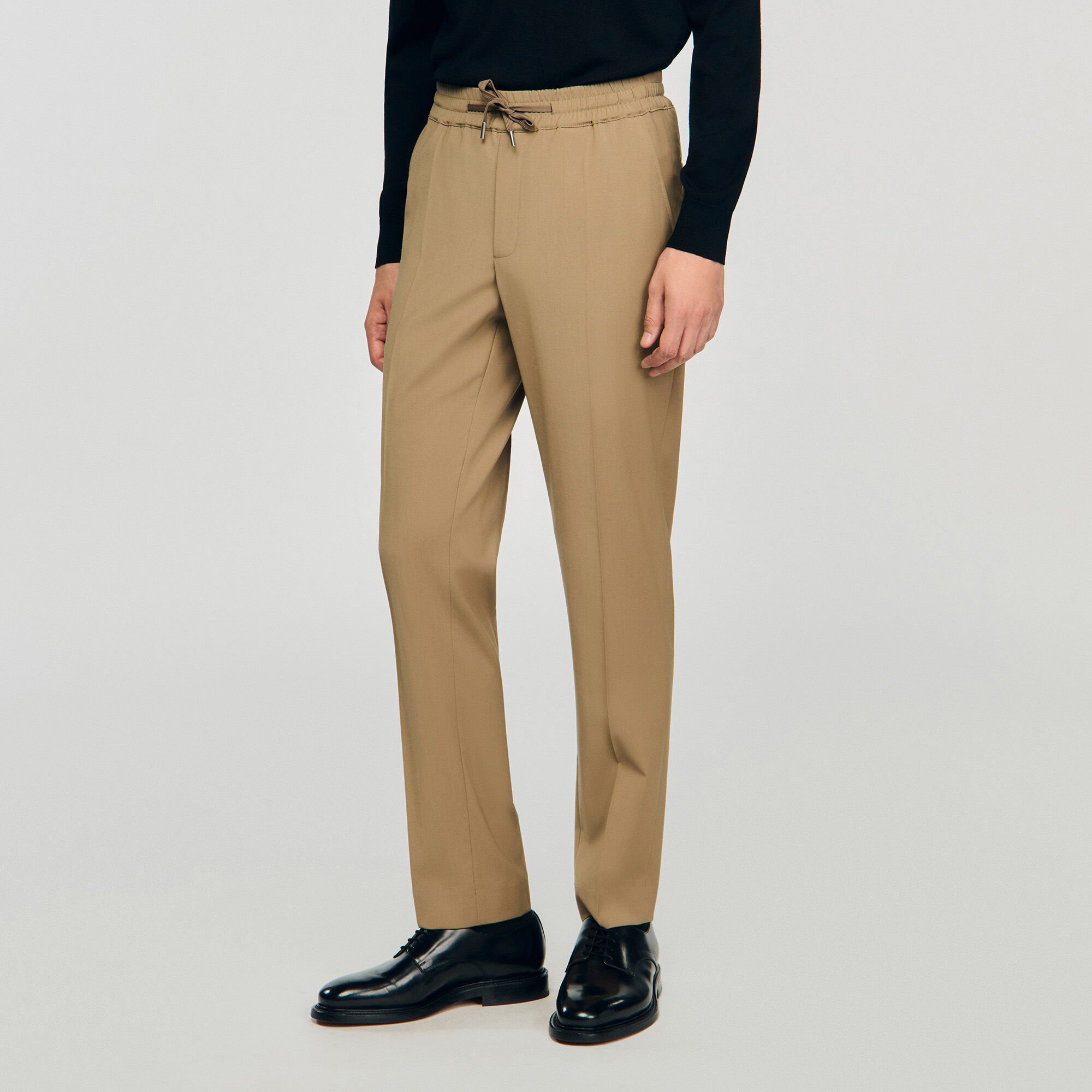 Pantalón recto elástico