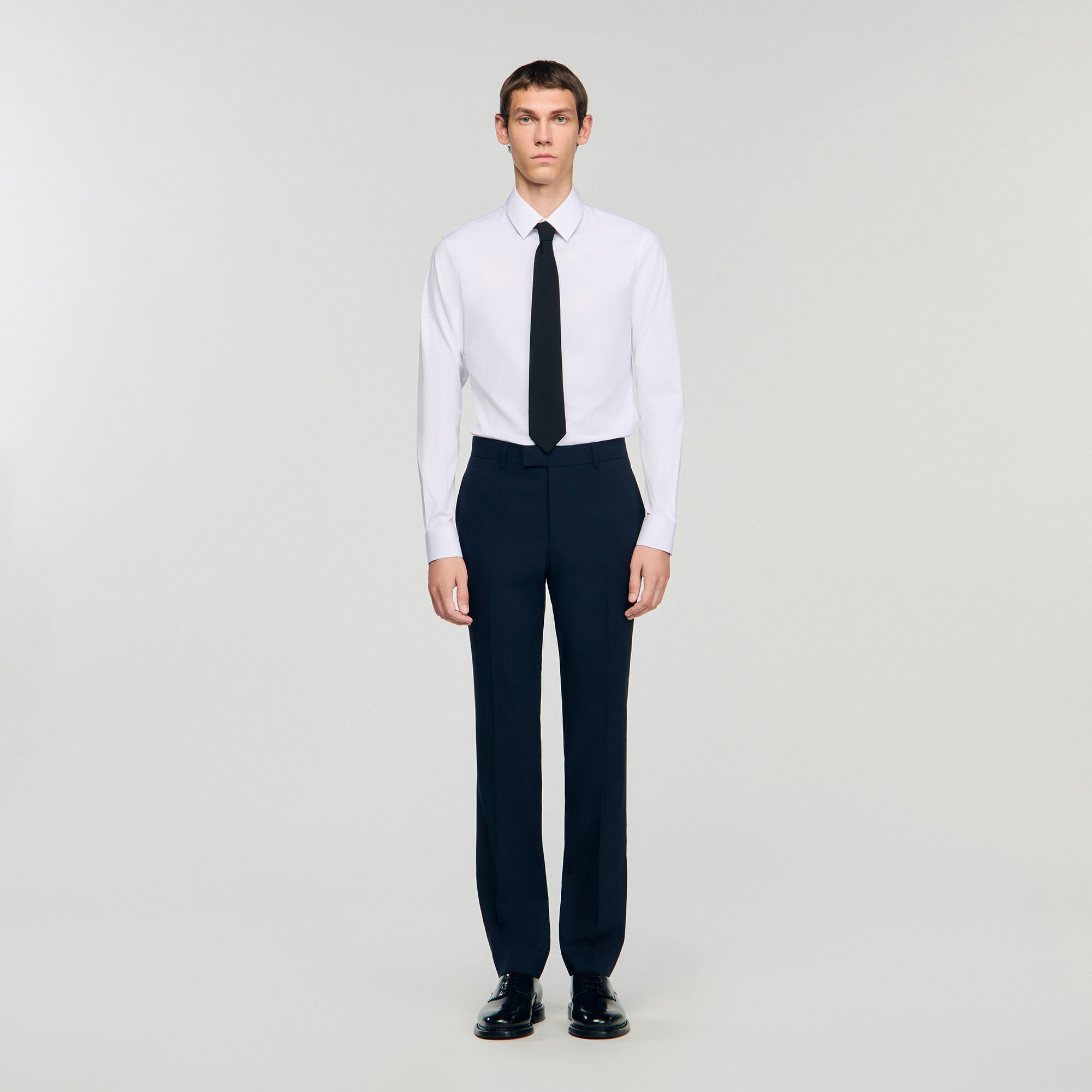 Pantalón de traje de lana