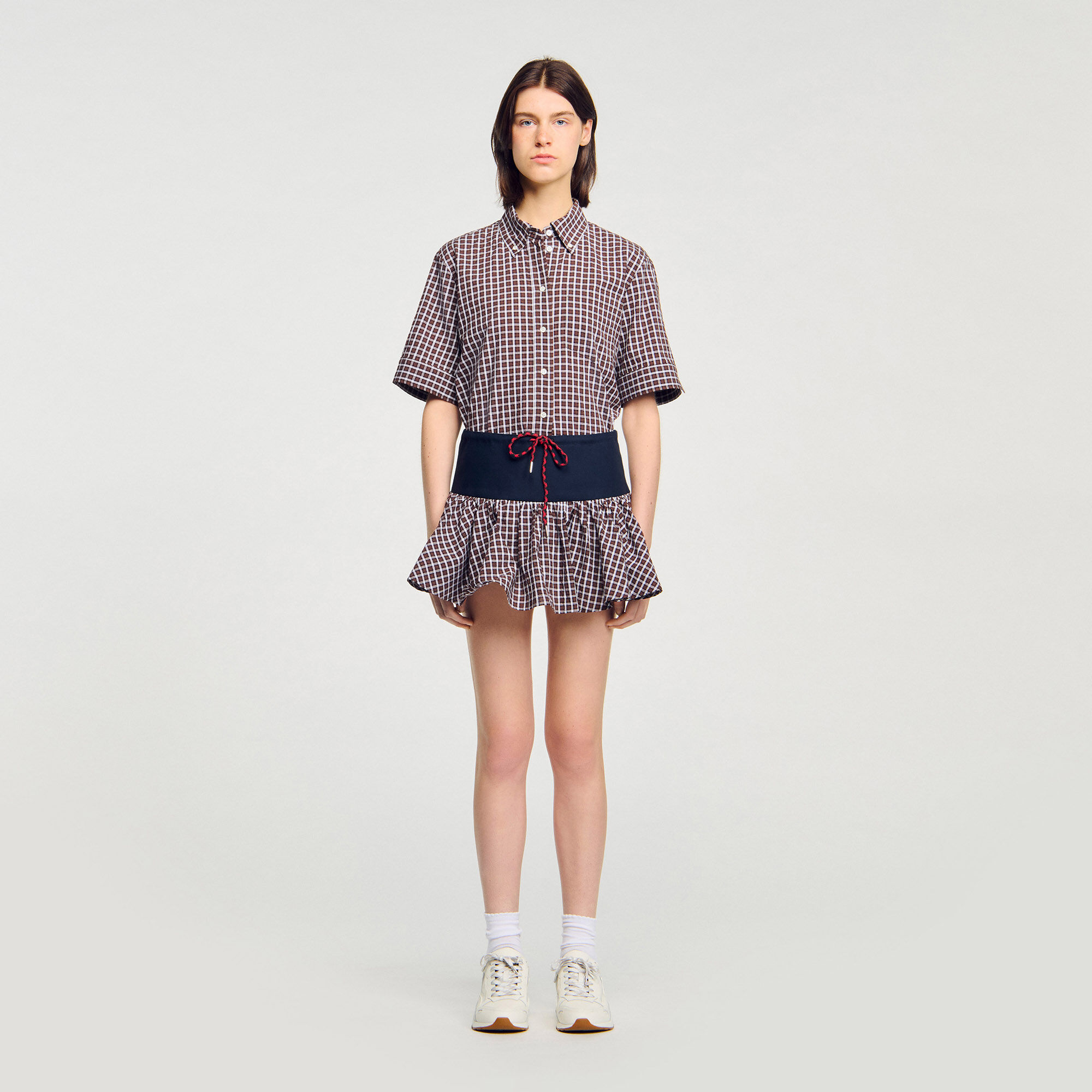 Falda pantalón de cuadros