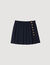 Falda corta plisada