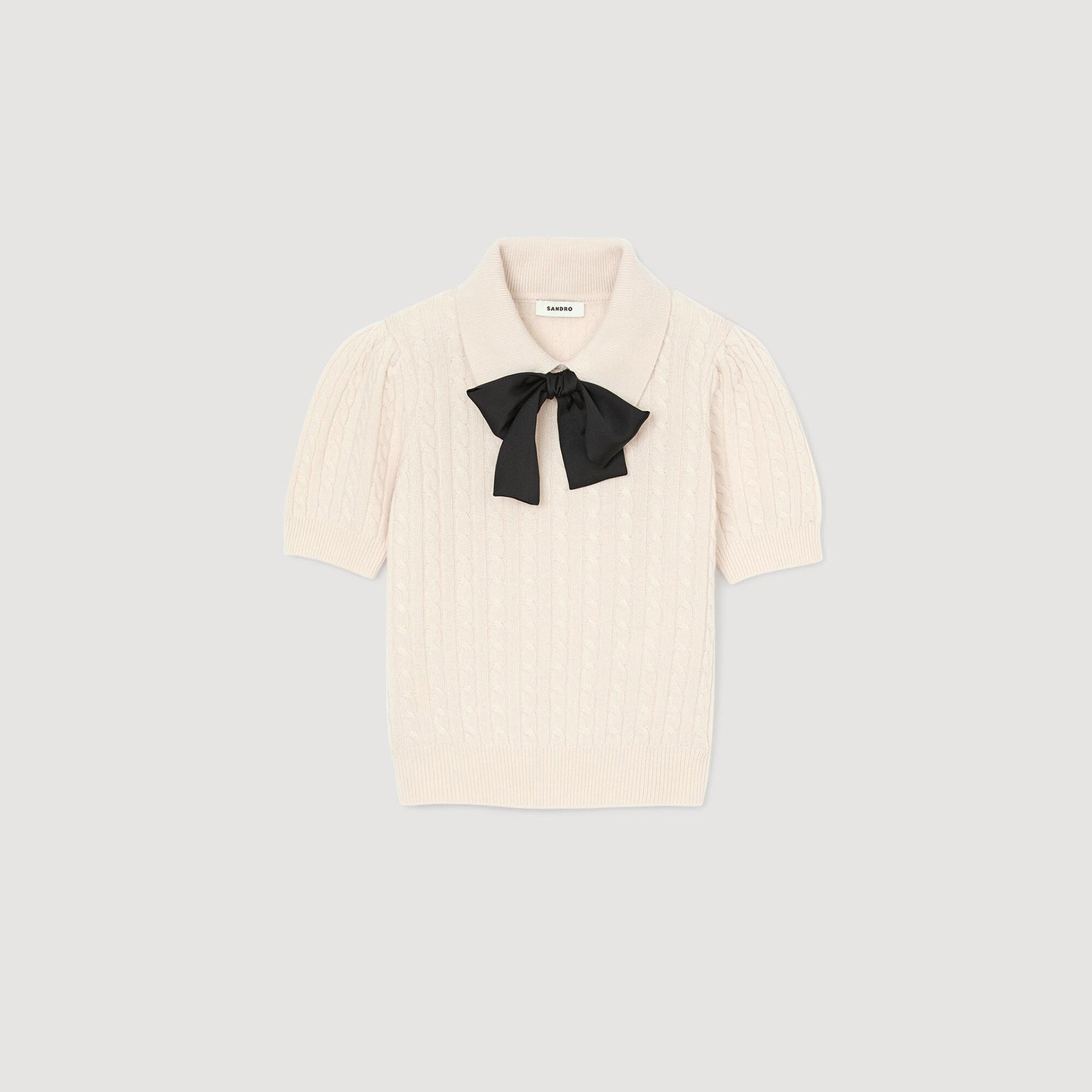 Jersey de punto con cuello polo