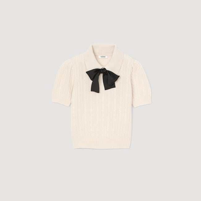 Jersey de punto con cuello polo