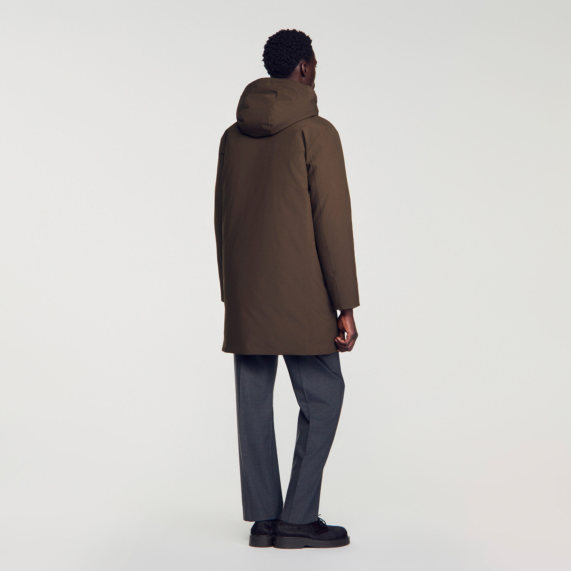Parka con capucha y cremallera - Hombre | Sandro