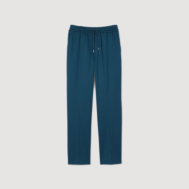 Pantalón recto elástico