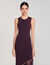 Maxivestido con flecos y cuentas