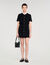 Vestido corto con cuello amovible