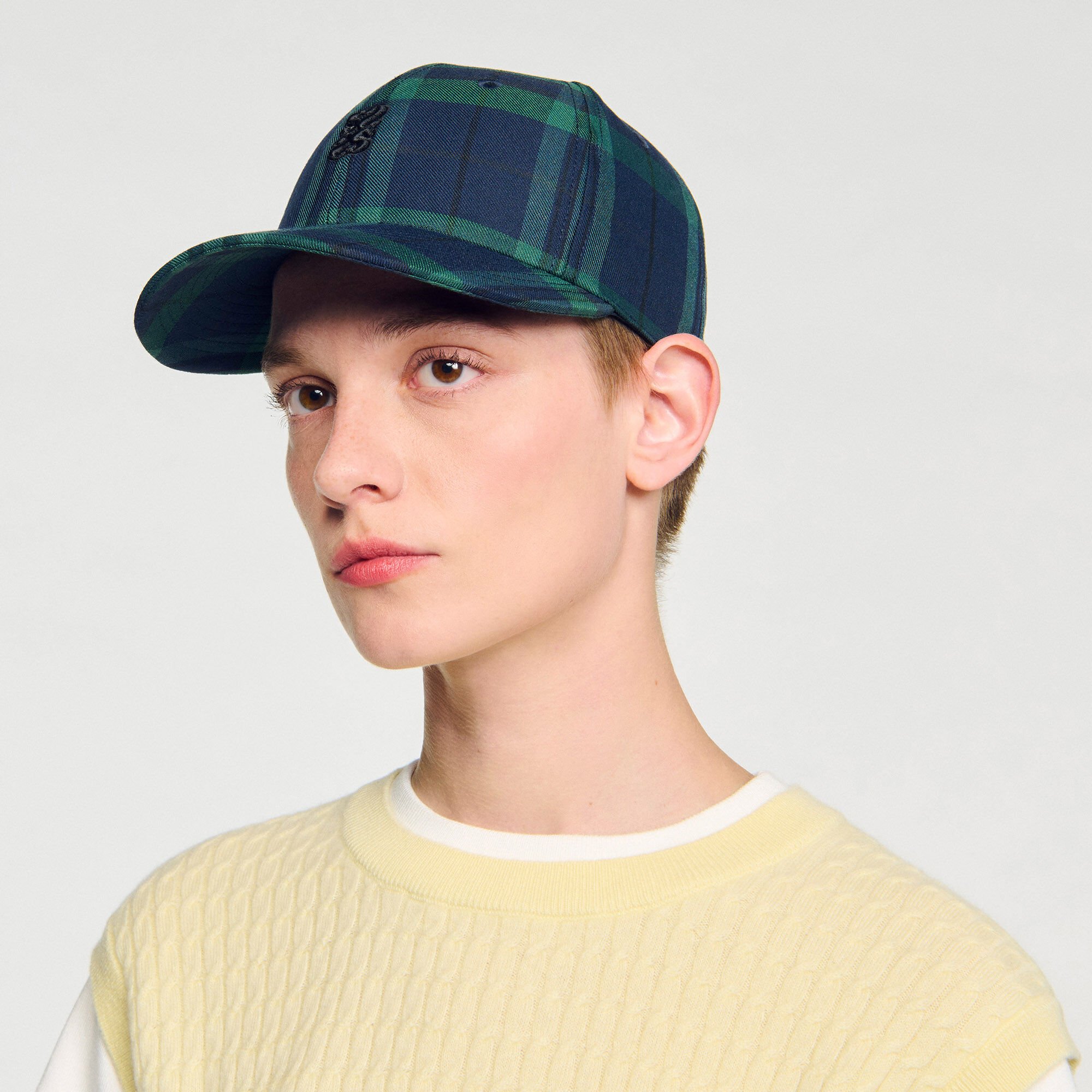 Gorra de cuadros