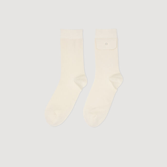 Calcetines con detalle de pedrería