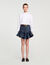 Camisa corta con detalles de lazos