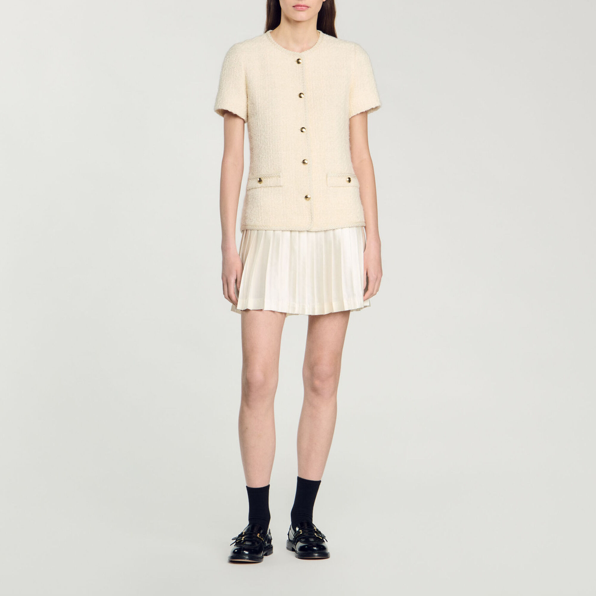 Vestido de tweed - Mujer | Sandro