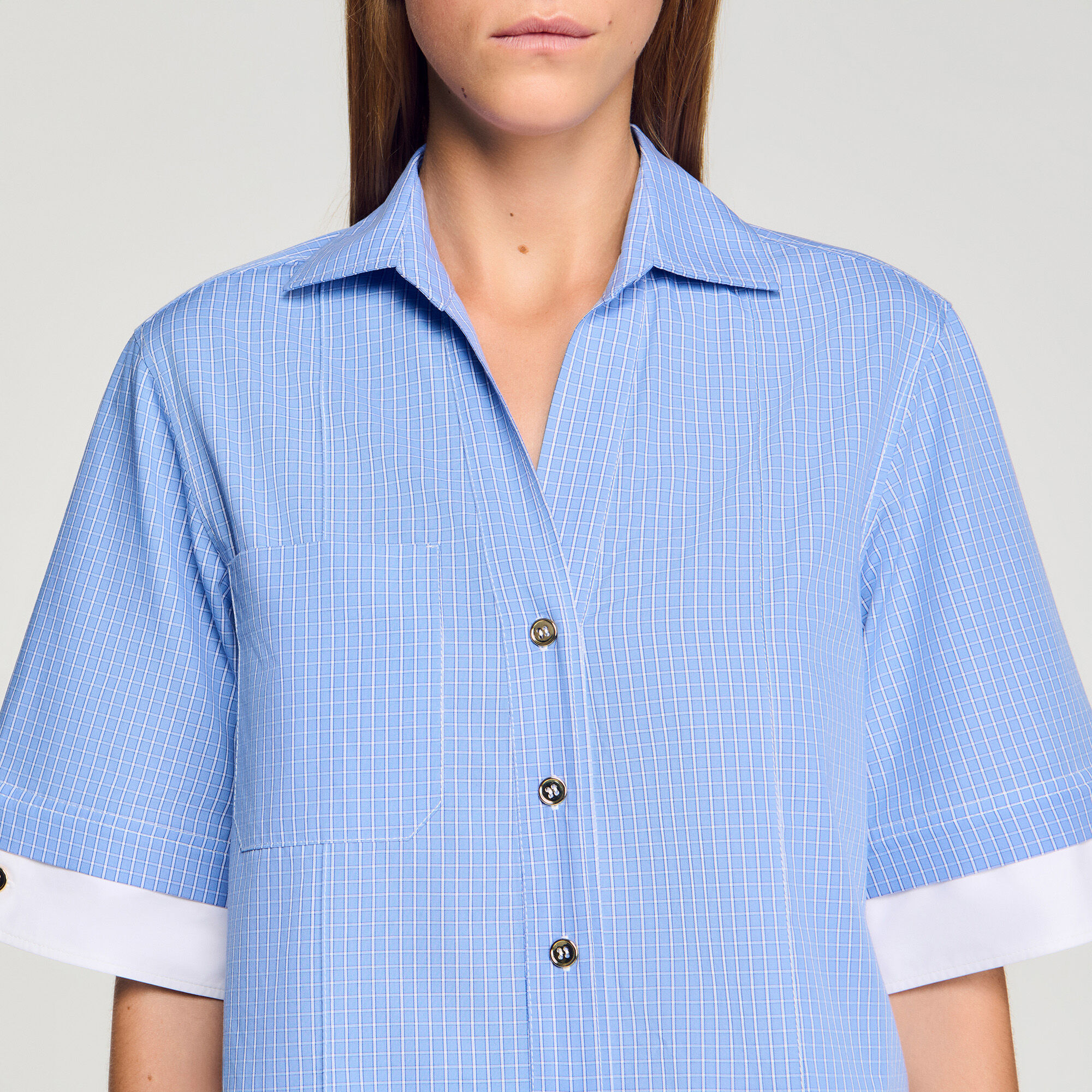 Camisa a cuadros oversize