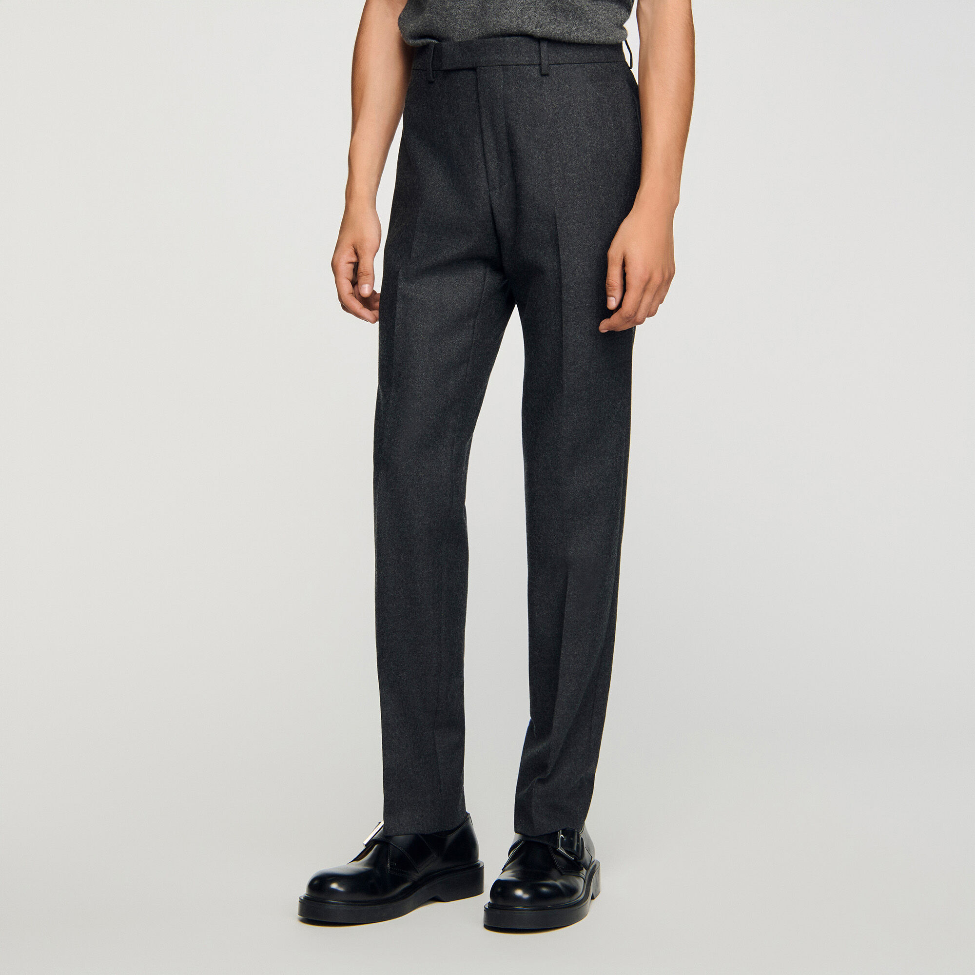 Pantalón de traje de lana