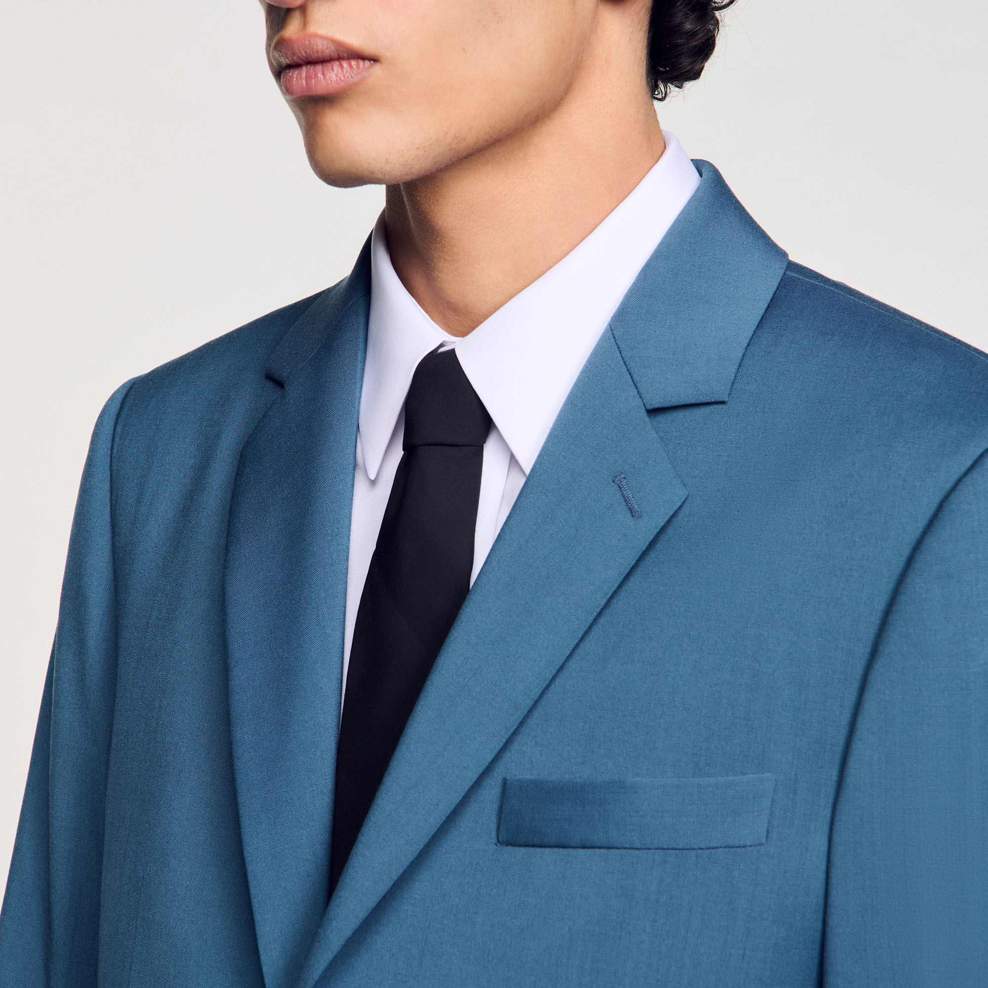 Chaqueta de traje de lana