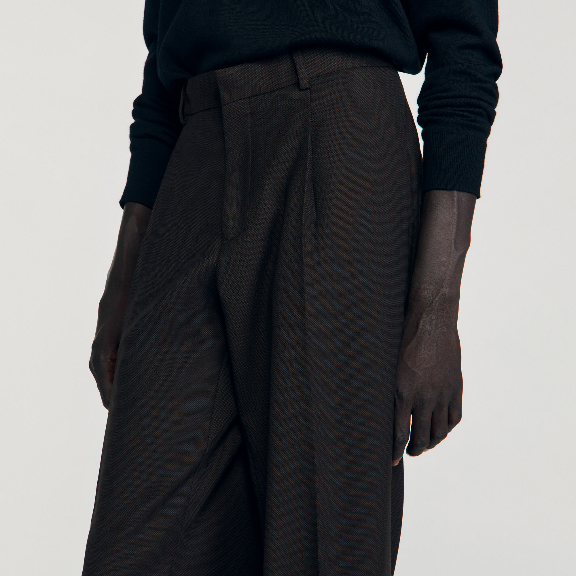 Pantalón de traje en lana