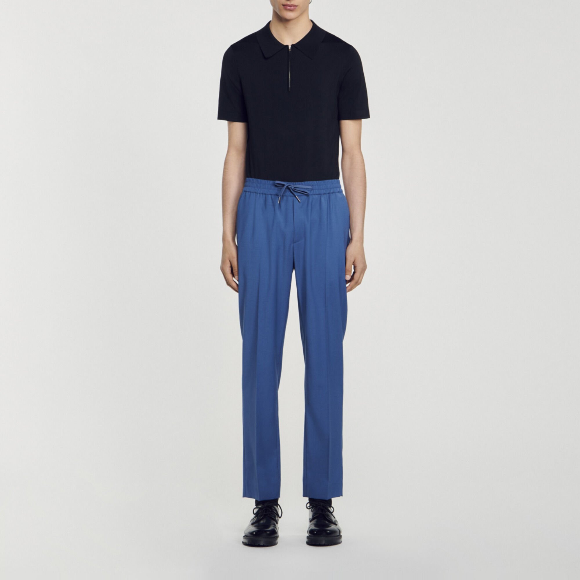 Pantalón recto elástico