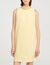 Vestido corto con detalles de strass