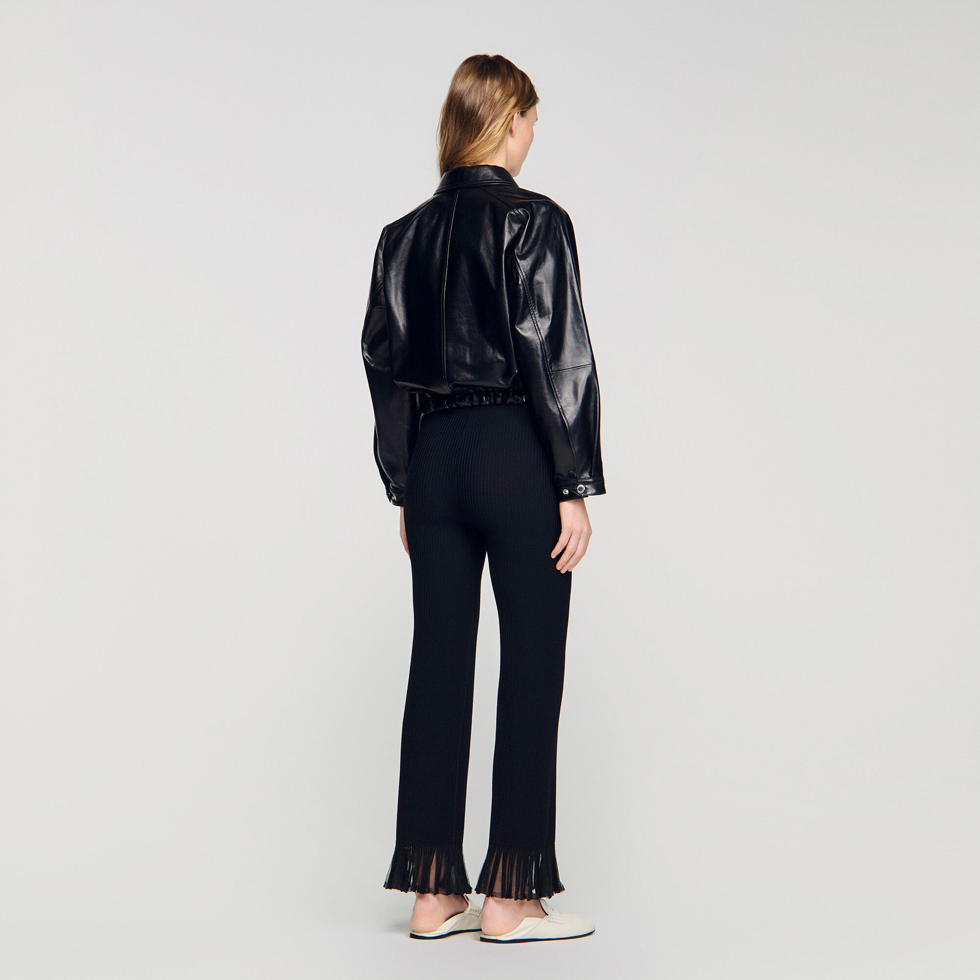 Cazadora de piel de cordero