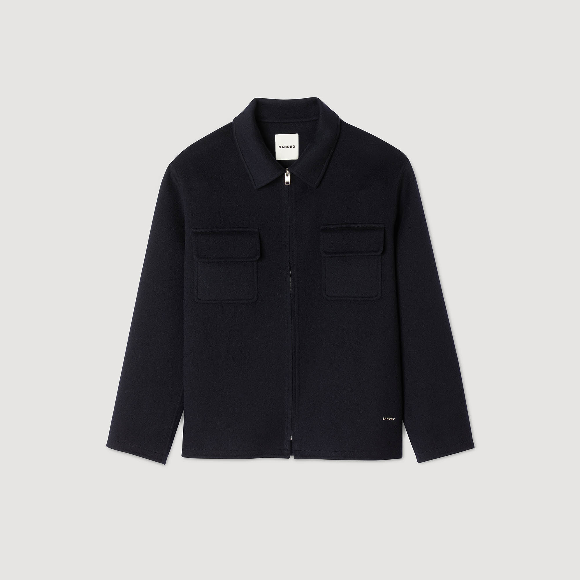 Sobrecamisa con cremallera