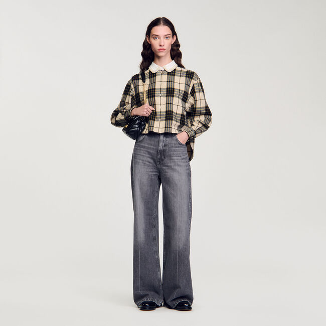 Camisa de franela a cuadros