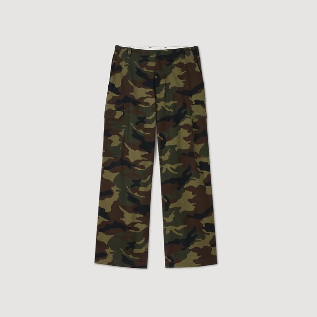Pantalón cargo de camuflaje