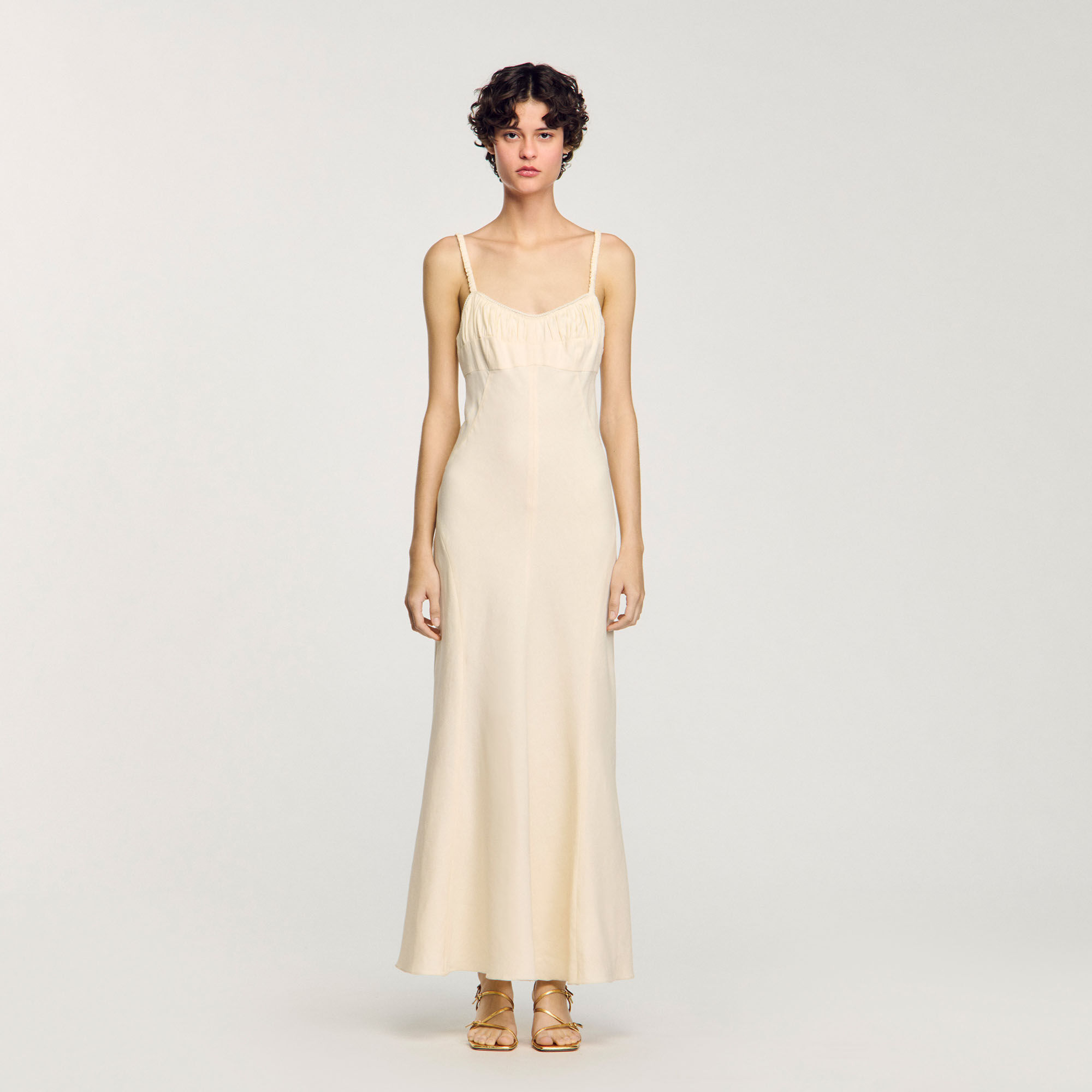 Vestido largo de tirantes
