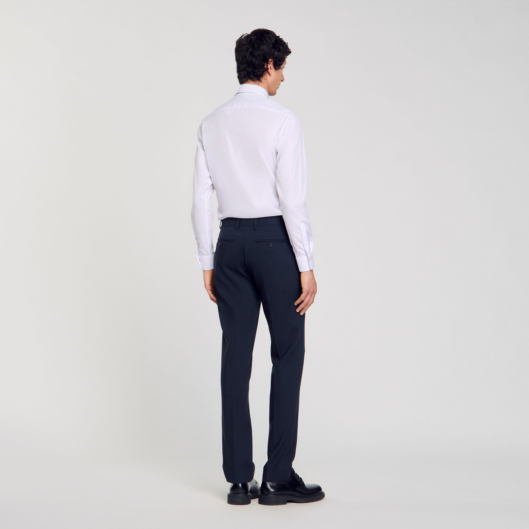 Pantalón de traje de lana