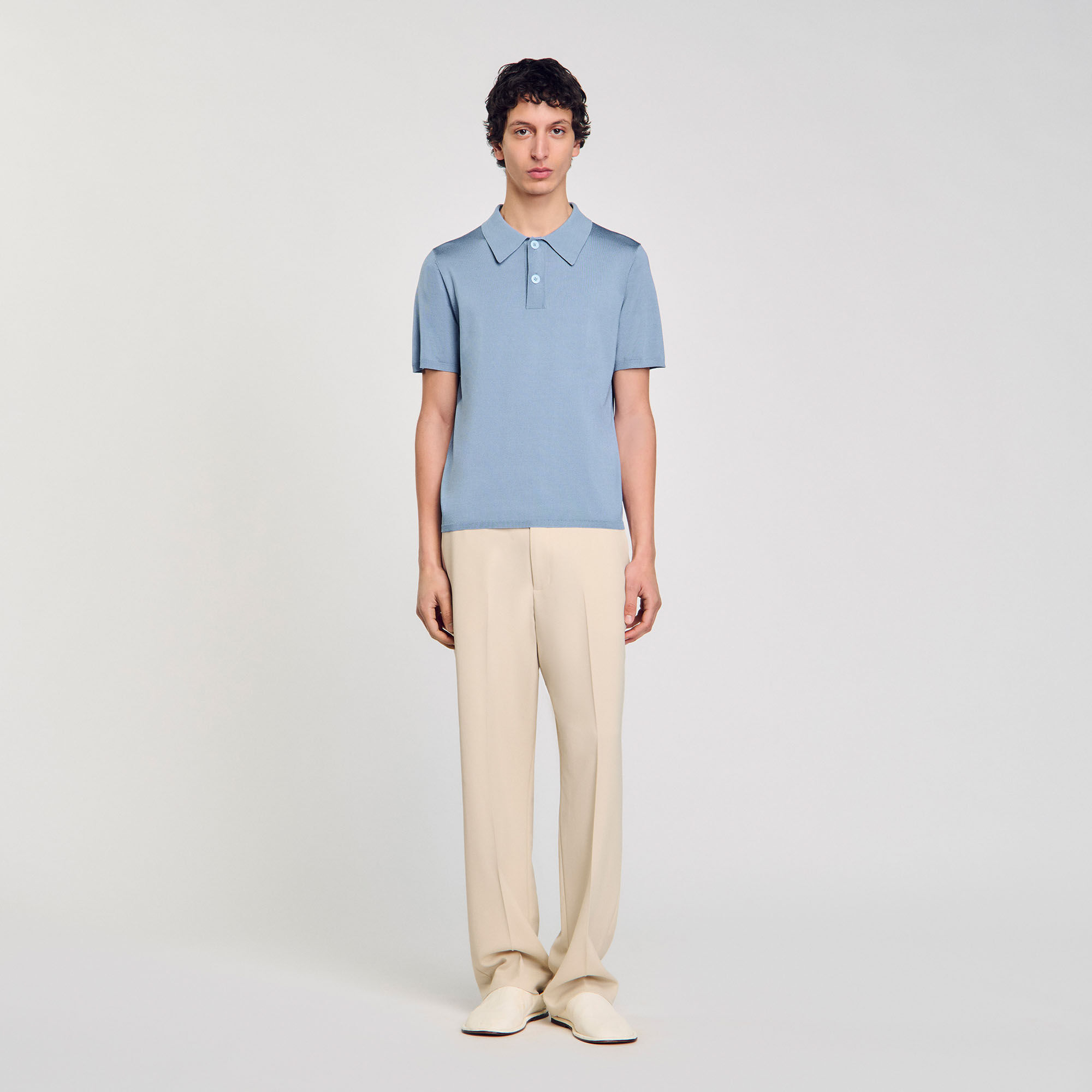 Polo de manga corta de punto