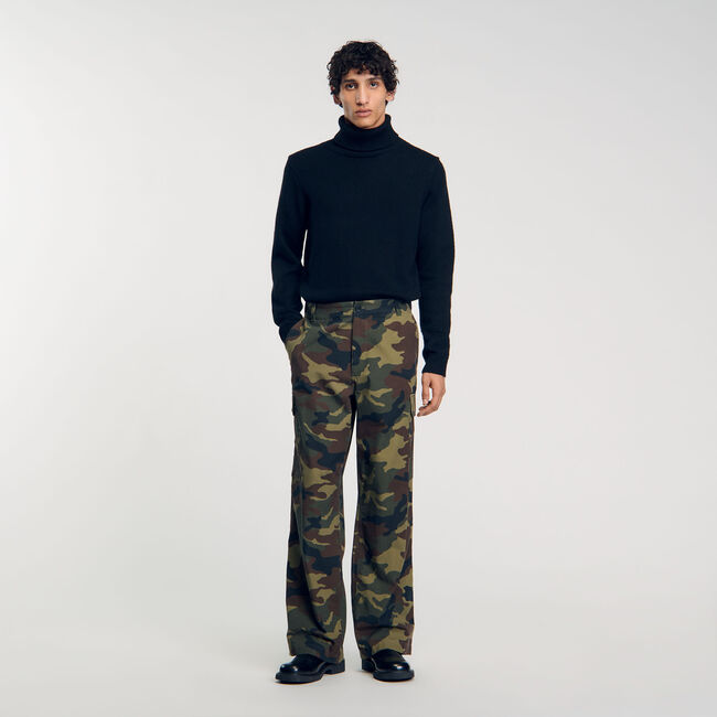 Pantalón cargo de camuflaje