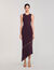 Maxivestido con flecos y cuentas