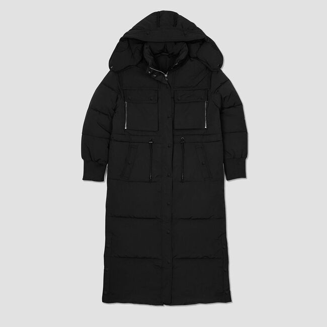 Anorak largo acolchado