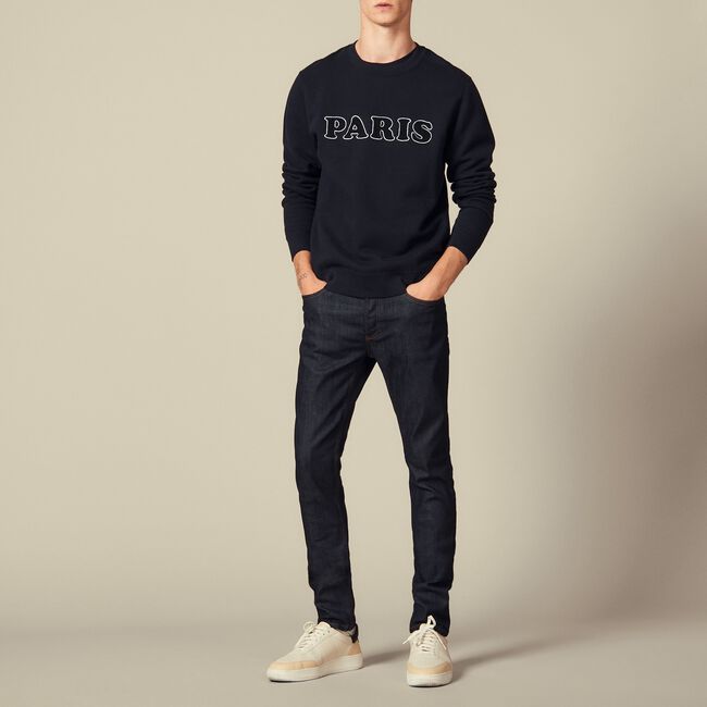 Vaquero en bruto de corte skinny