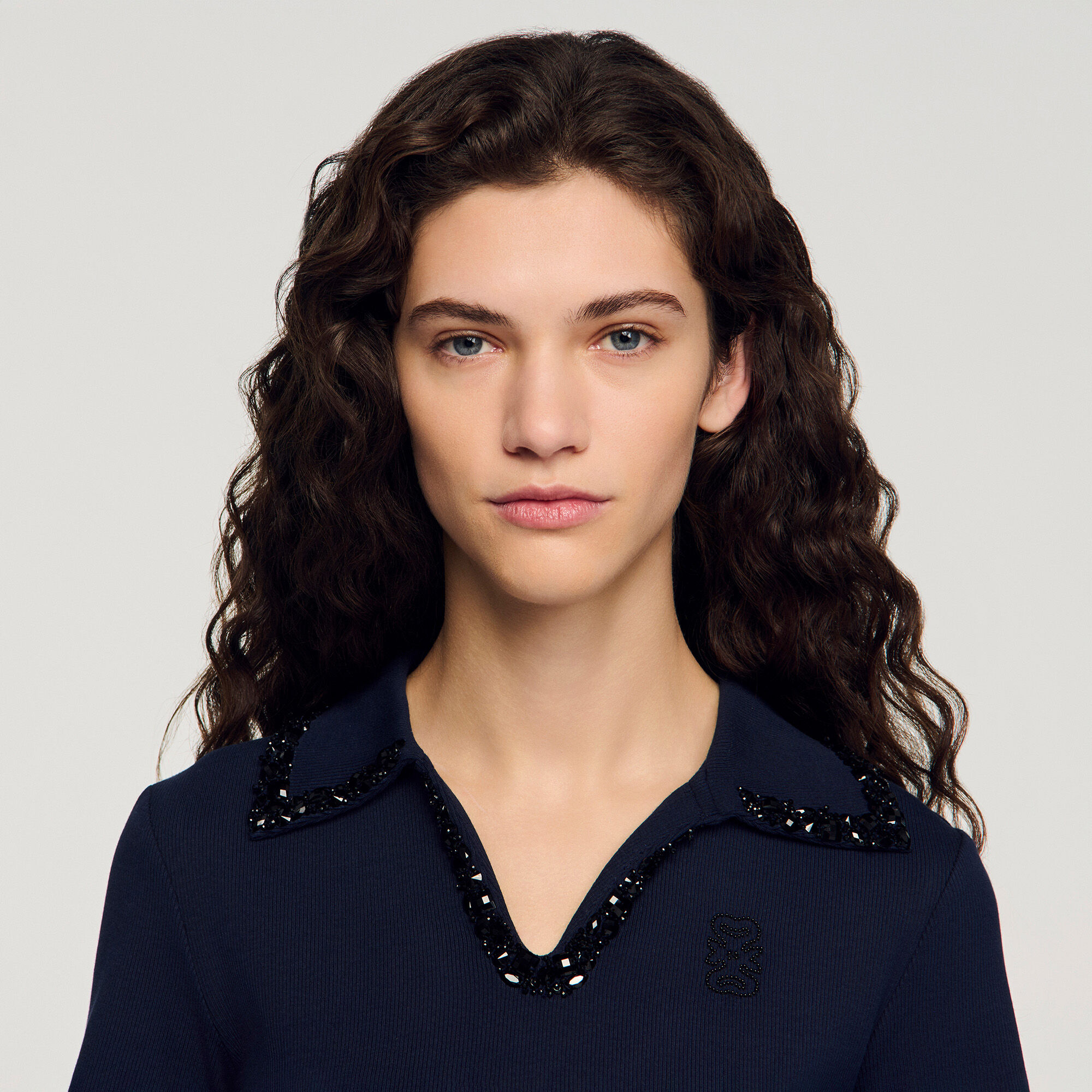 Polo con cuello de pedrer&iacute;a