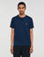 Camiseta con logotipo de cuero