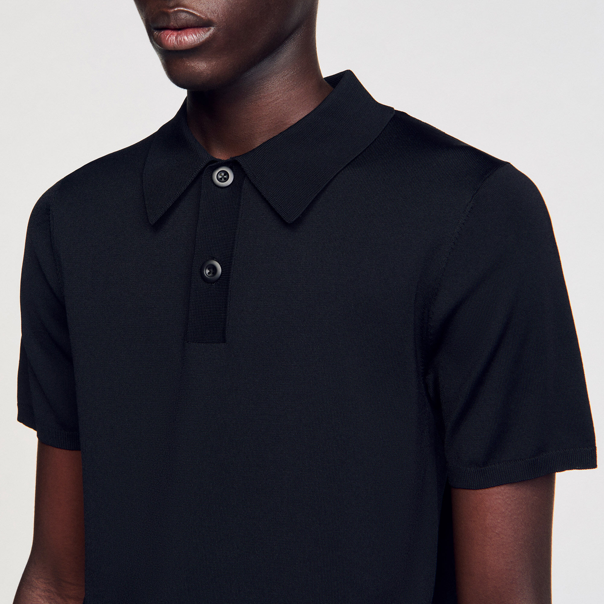 Polo de manga corta de punto