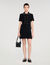 Vestido corto de tweed con botones