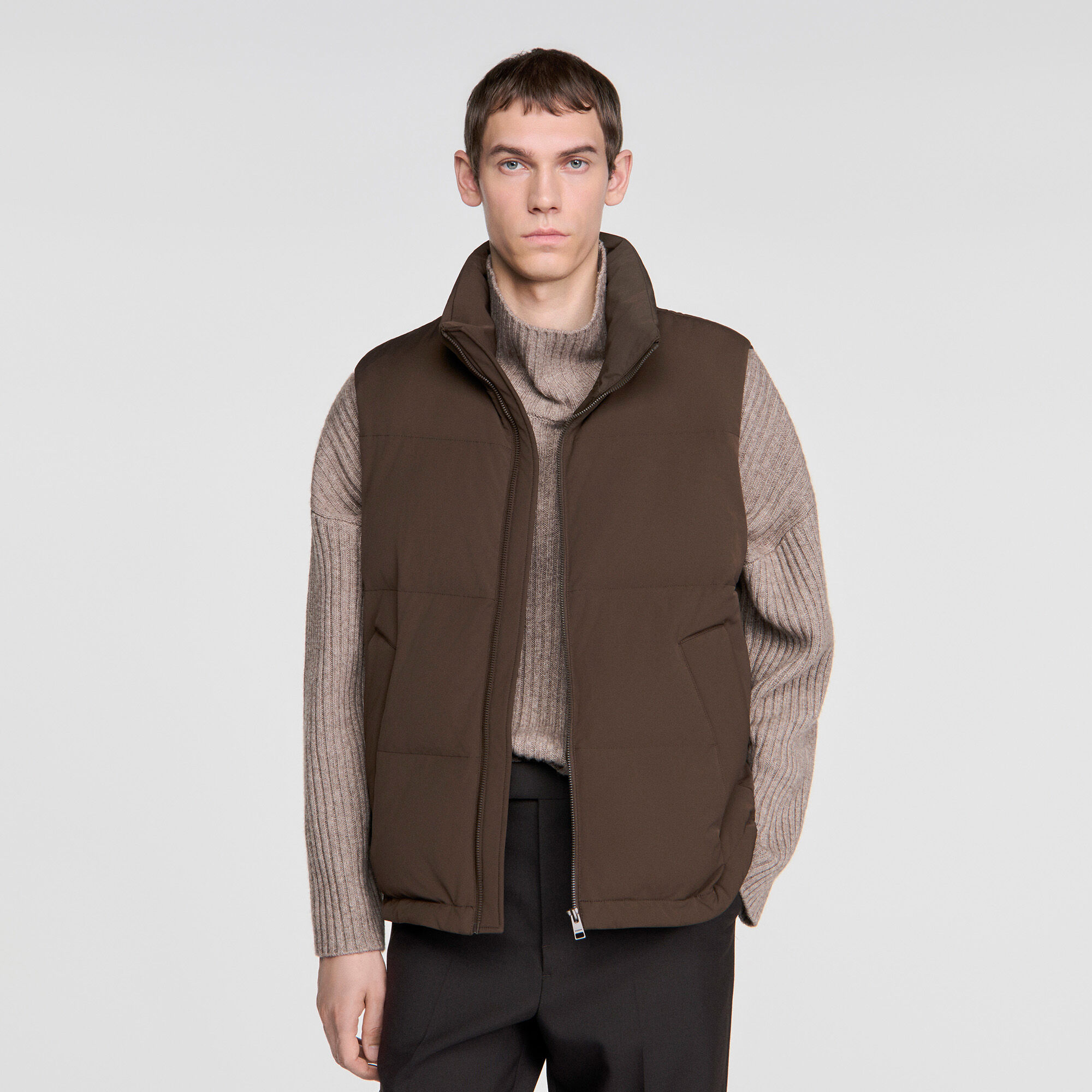 Anorak sin mangas con cremallera - Hombre | Sandro