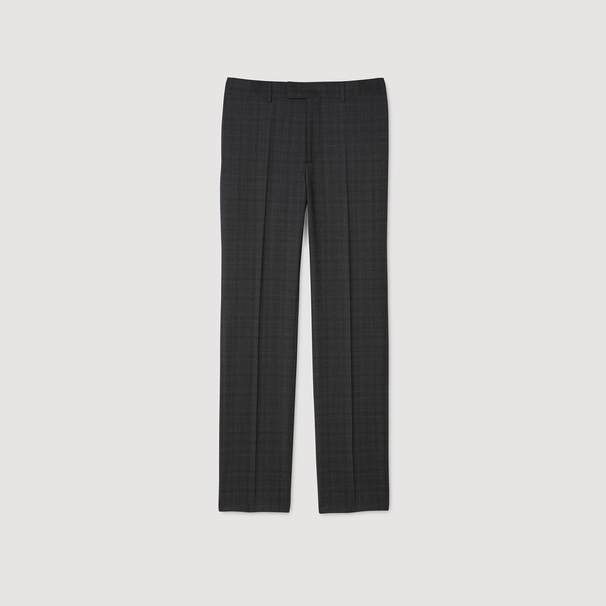 Pantalón de lana a cuadros