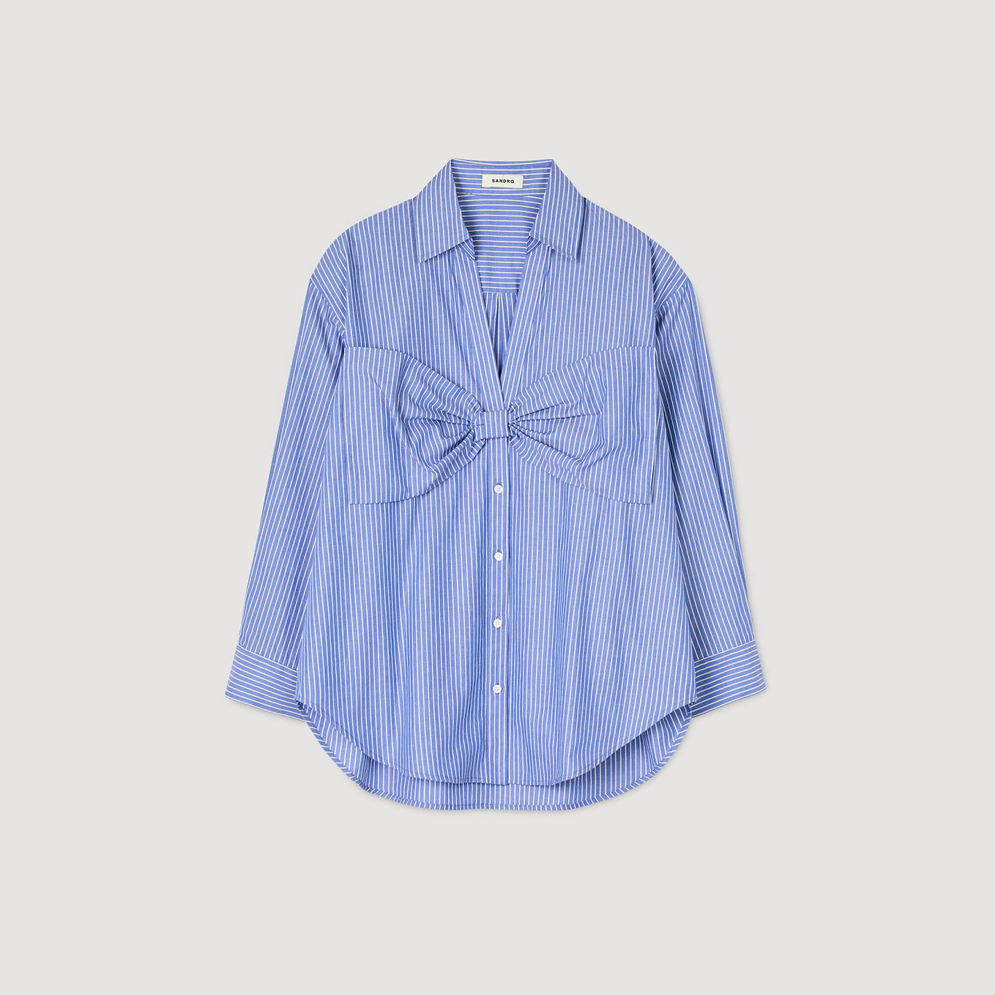 Camisa oversize con lazo