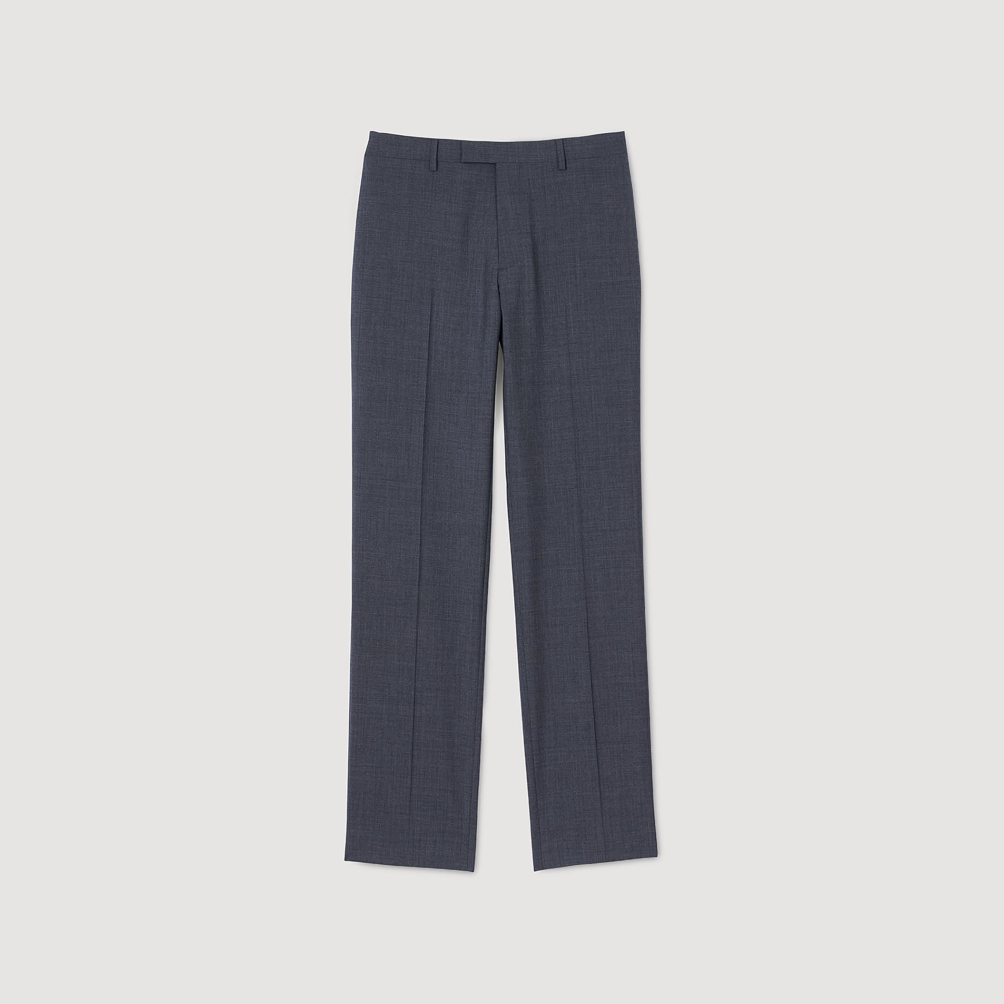Pantalón de traje en lana