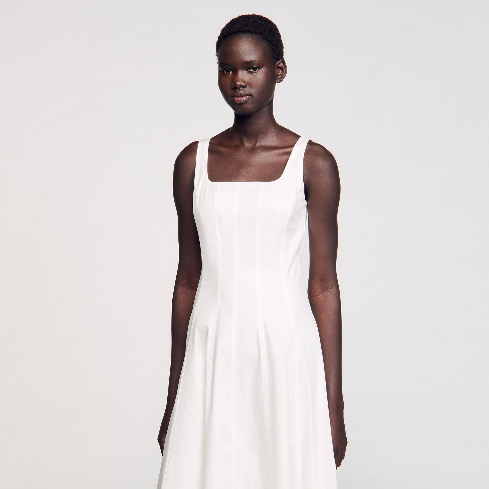 Vestido largo evasé