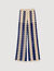 Pantalón de punto bicolor