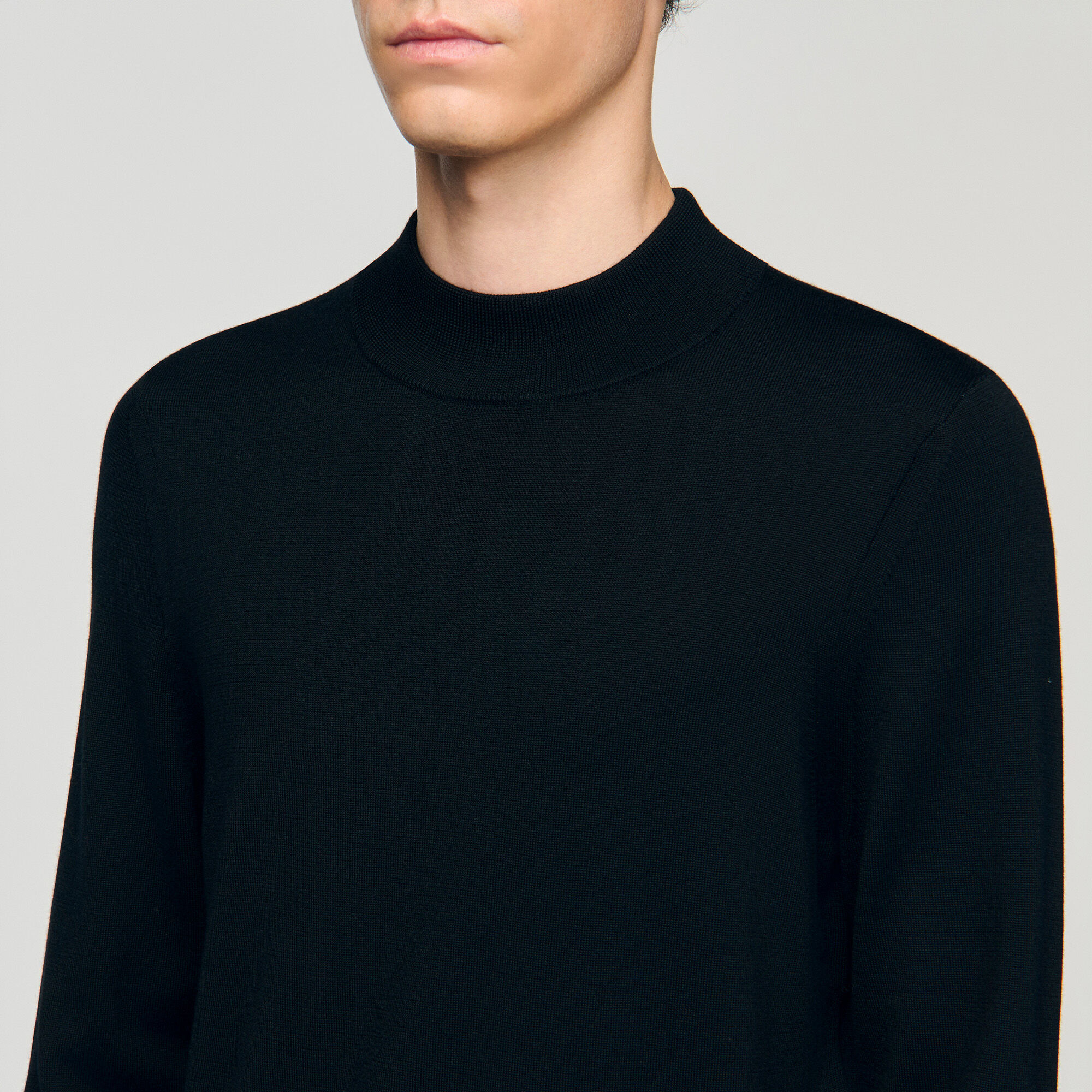 Jersey de cuello chimenea