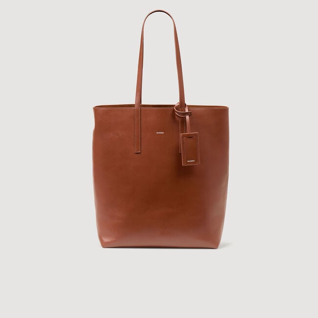 Bolso tote de cuero
