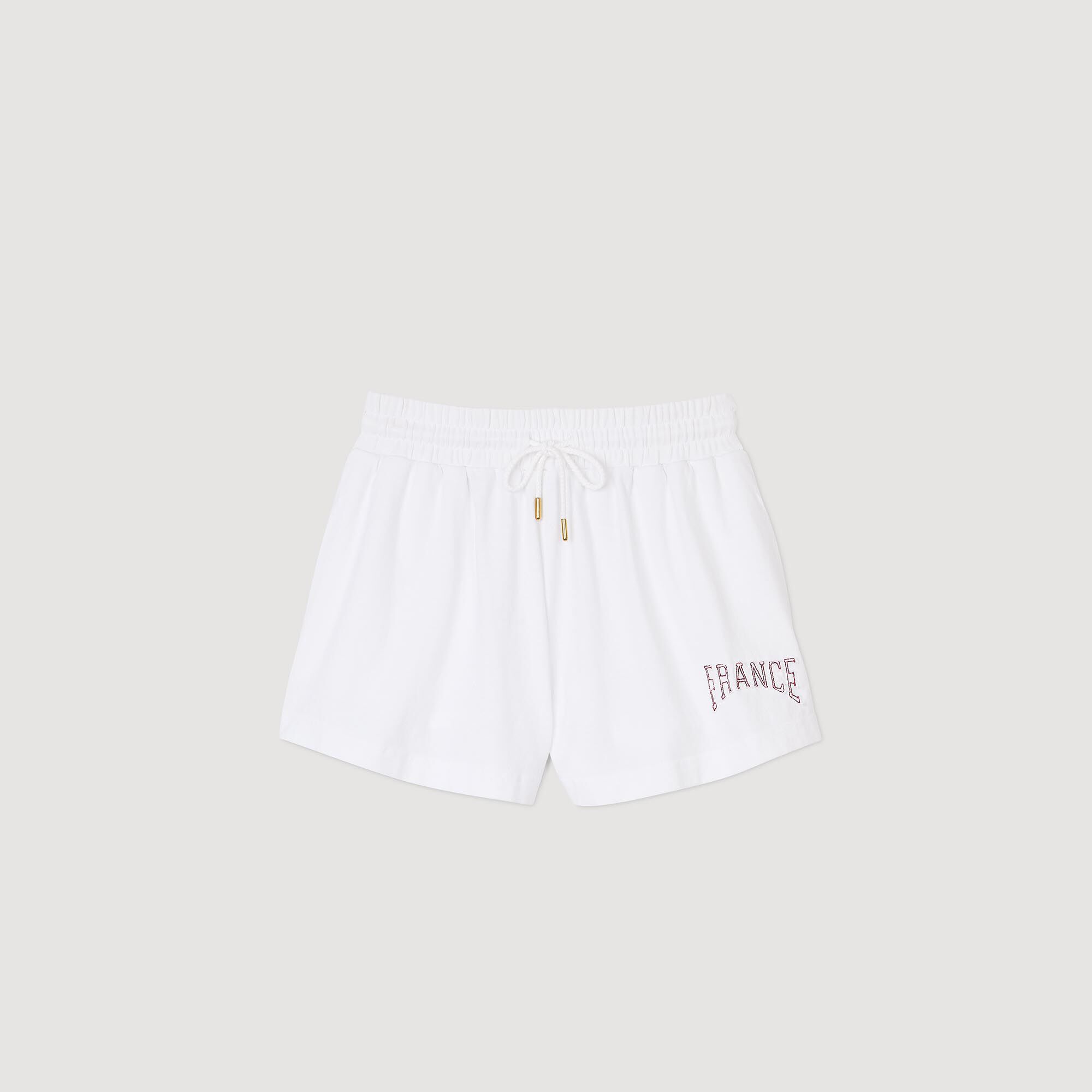 Short tipo b&oacute;xer con estampado France - Mujer | Sandro