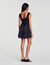 Vestido corto de punto con perlas