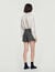 Short de lana pata de gallo - Mujer | Sandro