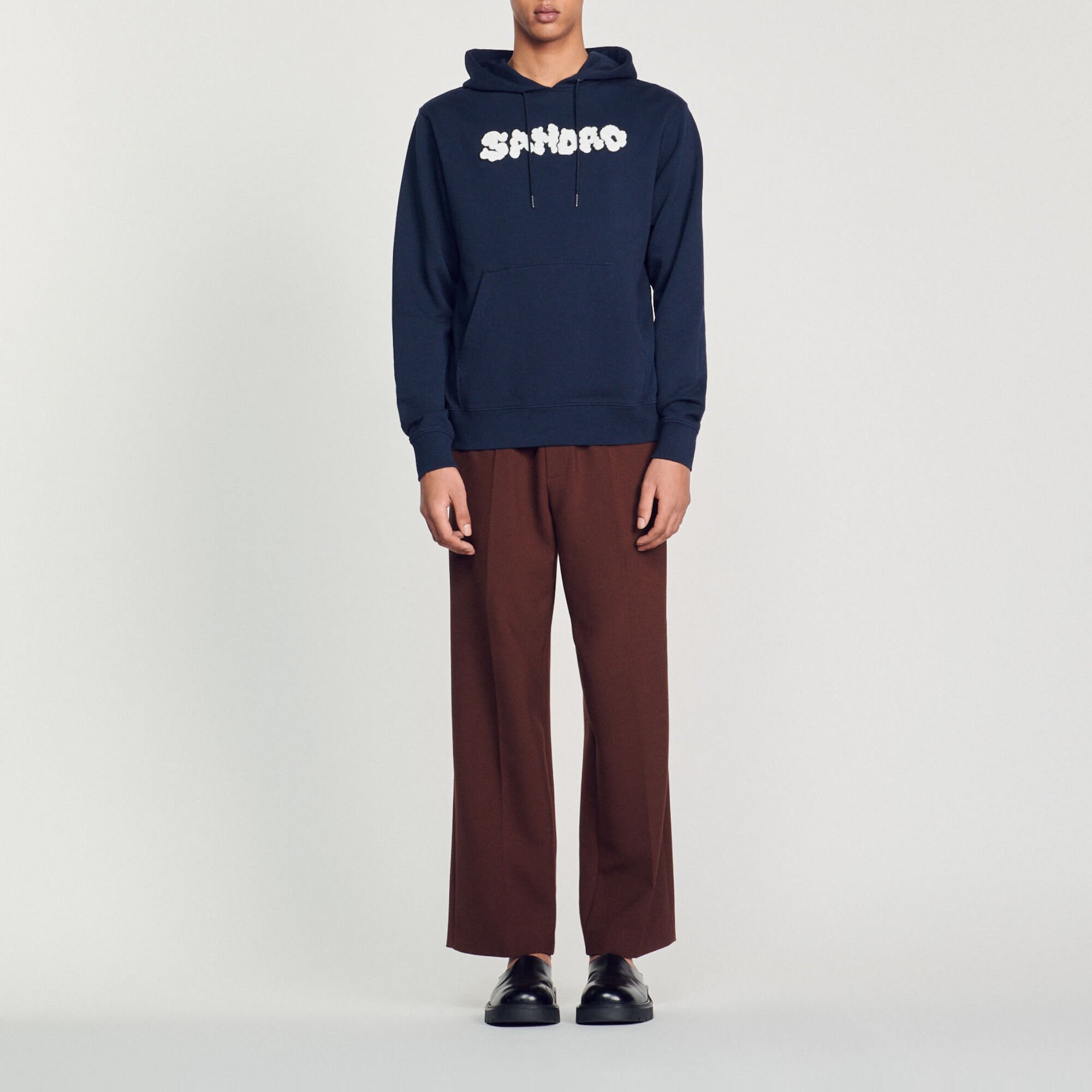 Sudadera con capucha con bordado Sandro