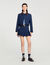 Short de traje con pliegues